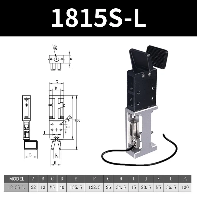 1815S Series With Sensor Robot Arm Injection Molding Machin Pneuamtic Hose  Air Cylinder Robotic Gripper Clamp-BOLTTE