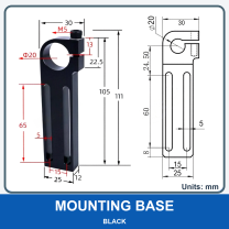 Mounting Base - Black