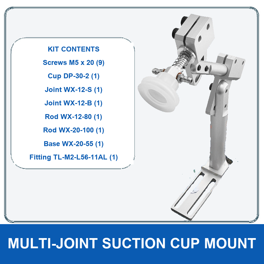 Multi-Joint Suction Cup Mount