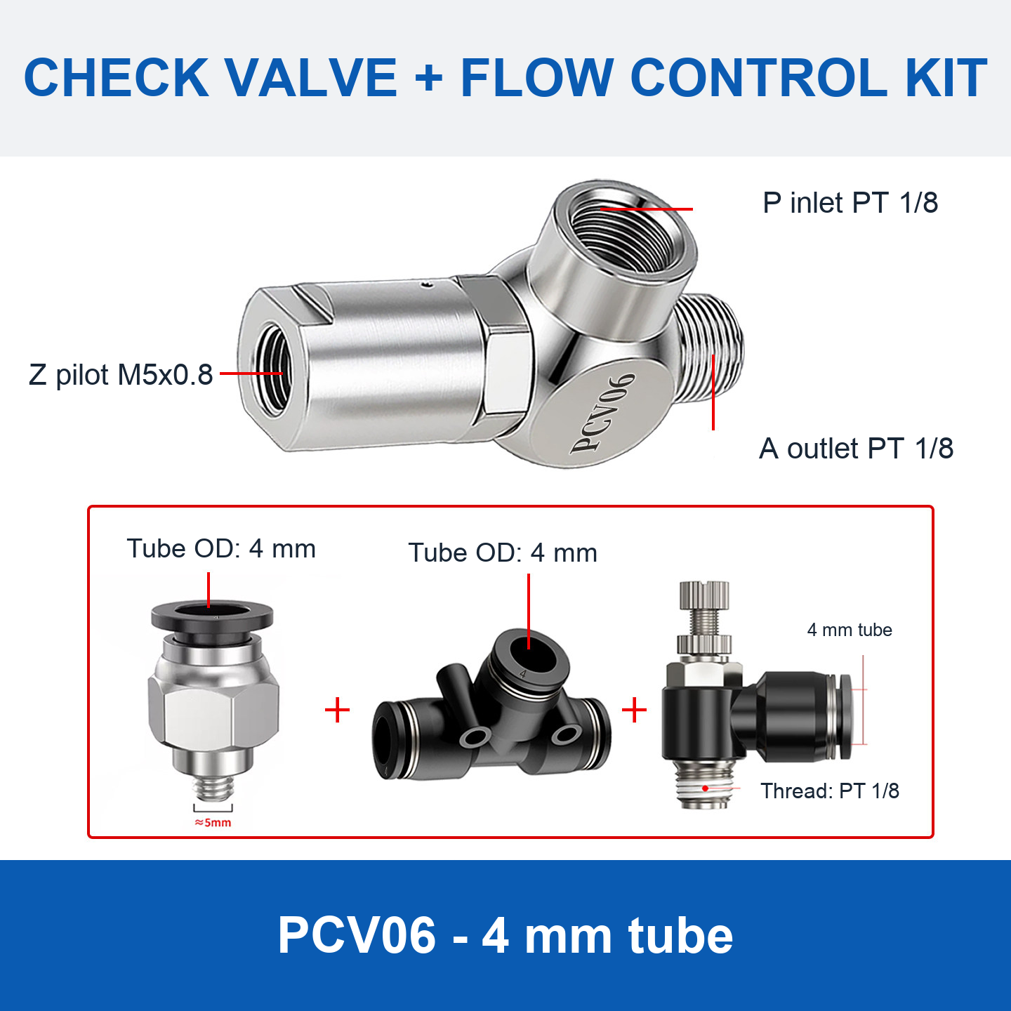 PCV06 - 4 mm tube