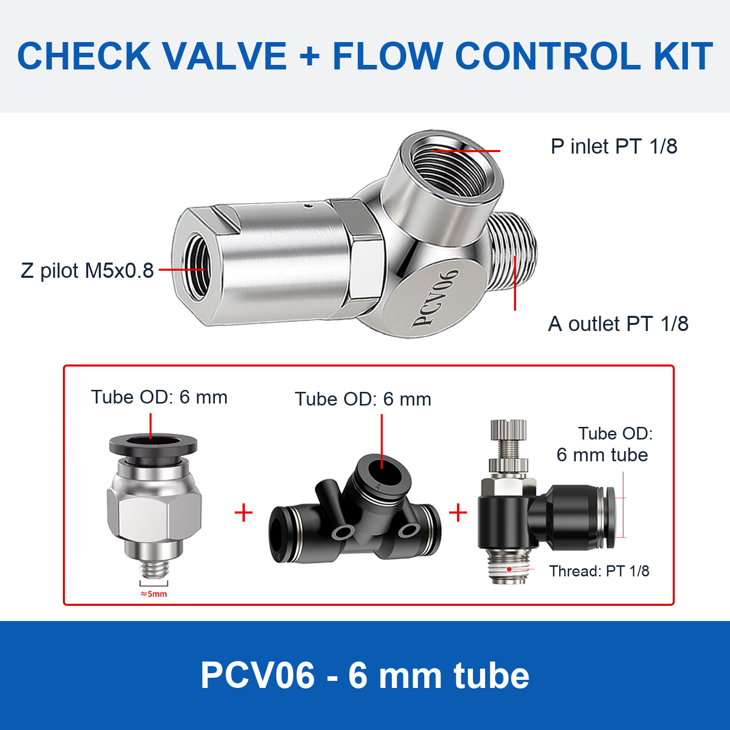 PCV06 - 6 mm tube