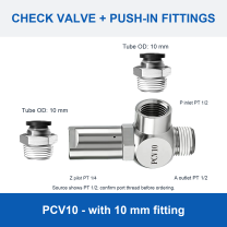 PCV10 - with 10 mm fitting