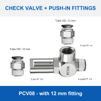 PCV08 - with 12 mm fitting