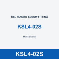 KSH KSL Rotary Pneumatic Fittings Straight and Elbow 4-16 mm