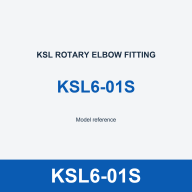 KSH KSL Rotary Pneumatic Fittings Straight and Elbow 4-16 mm