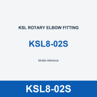 KSH KSL Rotary Pneumatic Fittings Straight and Elbow 4-16 mm