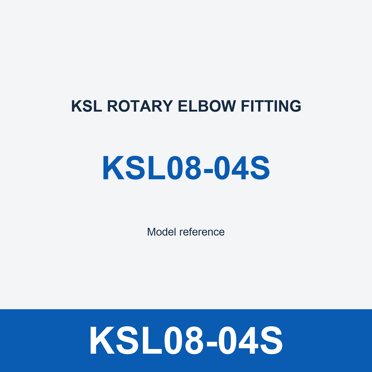 KSL08-04S Elbow