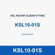 KSH KSL Rotary Pneumatic Fittings Straight and Elbow 4-16 mm