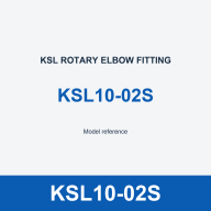KSH KSL Rotary Pneumatic Fittings Straight and Elbow 4-16 mm