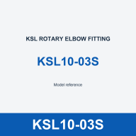 KSH KSL Rotary Pneumatic Fittings Straight and Elbow 4-16 mm