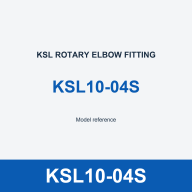 KSH KSL Rotary Pneumatic Fittings Straight and Elbow 4-16 mm
