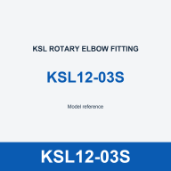 KSH KSL Rotary Pneumatic Fittings Straight and Elbow 4-16 mm