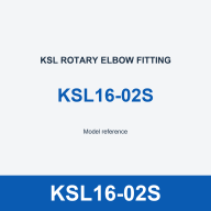 KSH KSL Rotary Pneumatic Fittings Straight and Elbow 4-16 mm