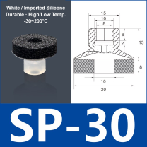Foam Vacuum Suction Cups for Robotic Grippers | SP, DP & MP Series