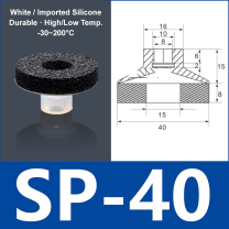 Foam Vacuum Suction Cups for Robotic Grippers | SP, DP & MP Series