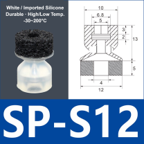 Foam Vacuum Suction Cups for Robotic Grippers | SP, DP & MP Series