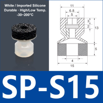 Foam Vacuum Suction Cups for Robotic Grippers | SP, DP & MP Series