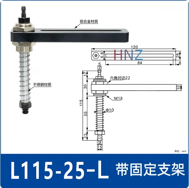 Manipulator Vacuum Suction Cup, Plastic Bracket Industrial Pneumatic Components High Quality L82/L85/L99/L115-BOLTTE