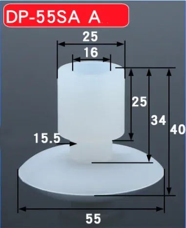 Spacious Sucker Industrial DP32SA 45SA 53SA 55SA Silica Gel Mechanical Hand Accessories Sucker Pneumatic