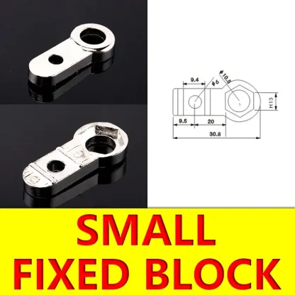 Manipulator Accessories Fixture Connection Block Hardware Fixing Block Single and Double Hole Nut Suction Cup Seat Bracket