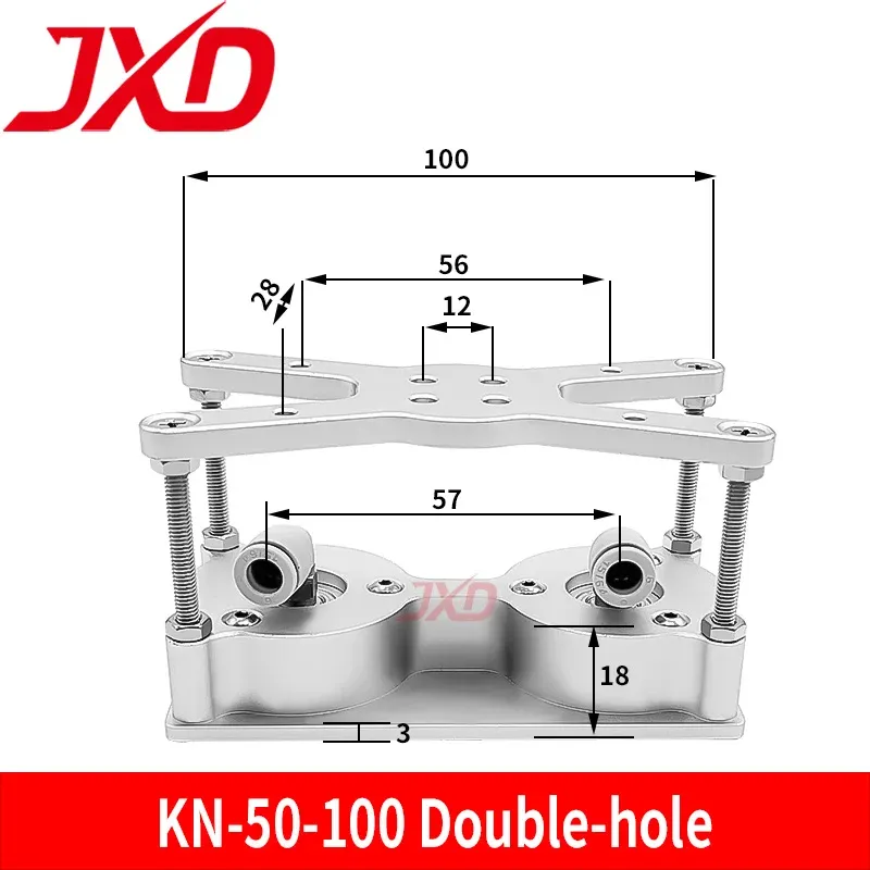 JXD Bernoulli Gripper NF20-06-A-M5F NF40-06-A-18F NF60-06-A-18F Aluminum Alloy Metal Non-contact Vacuum Suction Cup-BOLTTE