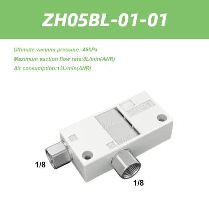 ZH Series Vacuum Ejector Box Type One-touch ZH05BS-06-06-06 ZH07BL-06-06-06 Screw-in ZH05BS-01-01-01 ZH13BS-01-02-02-BOLTTE
