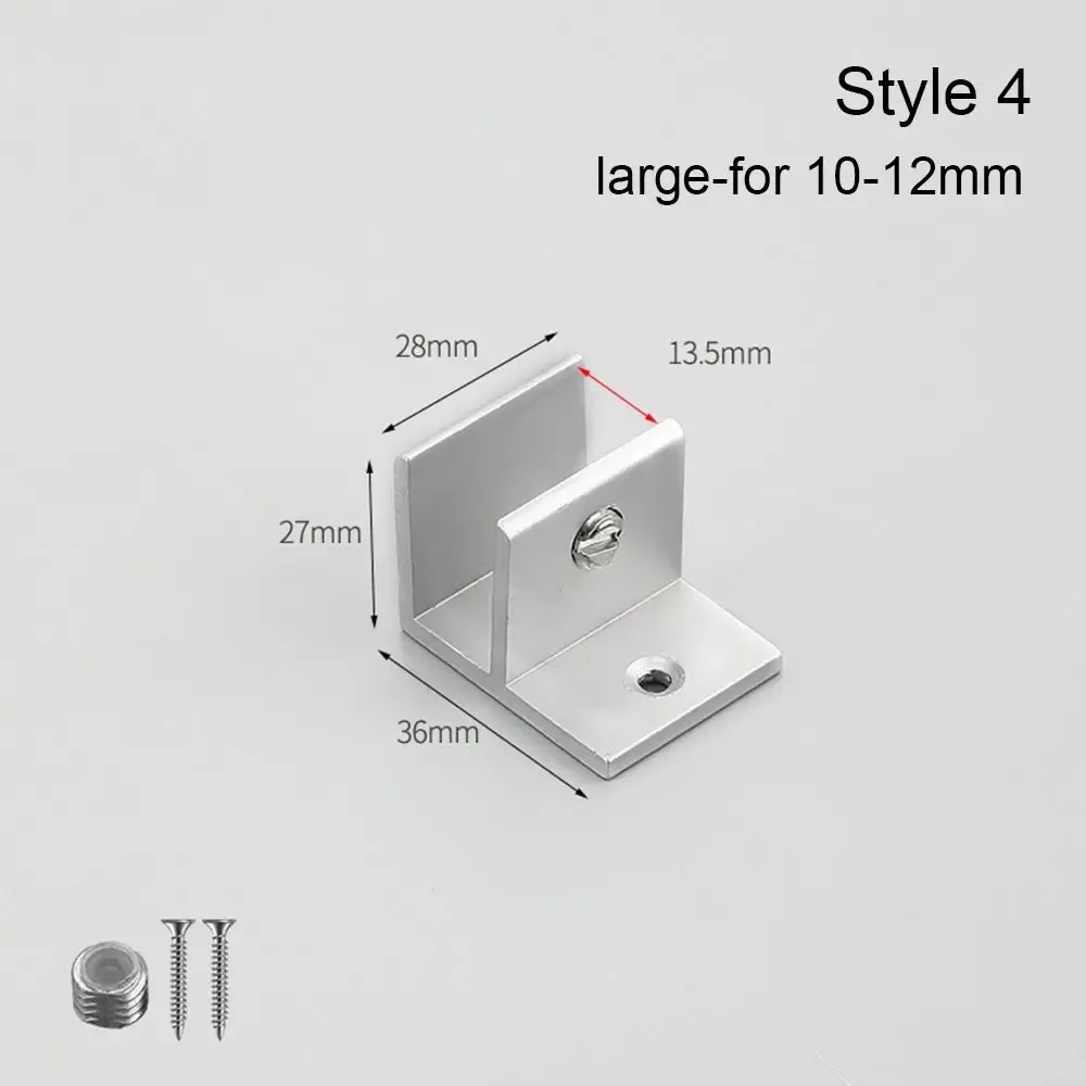 Thicken Panel Bracket Glass Clamp Shelves Clips Furniture Hardware Shelf Holder Clip Shelf Holder Support For 6-12mm