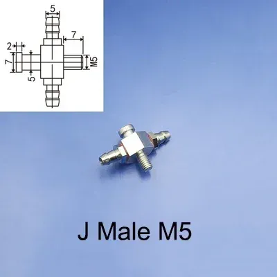 5PCS Manipulator Vacuum Sucker Fittings Hardware Adapter M4 M5 Thread Big Head Small Head Pneumatic Accessories Suction Cup Base-BOLTTE