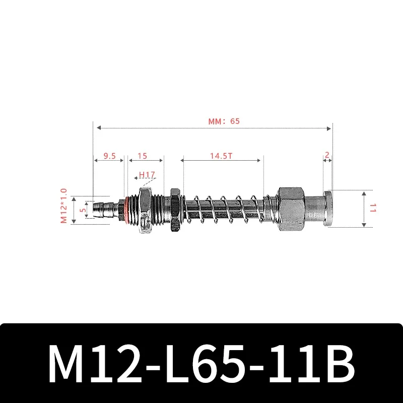 M12-11B Series Big Head Manipulator Pneuamtic Fixture Rubber Sucker Silicone Industrial Vacuum Suction Cup Holder-BOLTTE