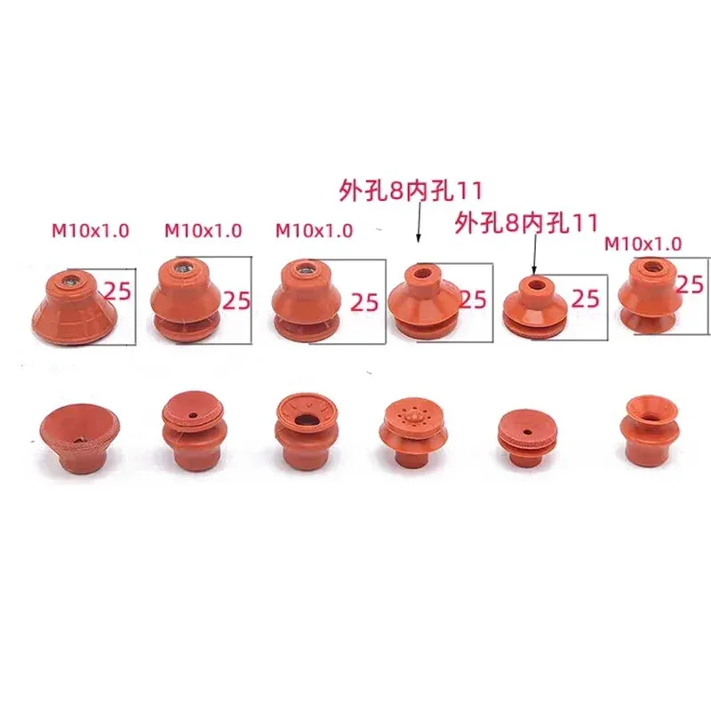 Pneumatic Vacuum Suction Cup SQZ Silicone Sucker for Injection Molding Machine Automatic Grab Workpiece Manipulator Accessories-BOLTTE