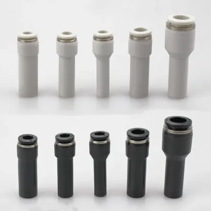 4 6 8 10 12mm Tube To Push In Connector Plug Reudcer Bushing Plastic Pneumatic Air Pipe Fitting Coupler-BOLTTE