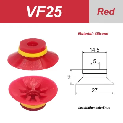 VF Series Manipulator silicone vacuum suction cup VF15/20/25/30/40/50 industrial pneumatic components accessories-BOLTTE