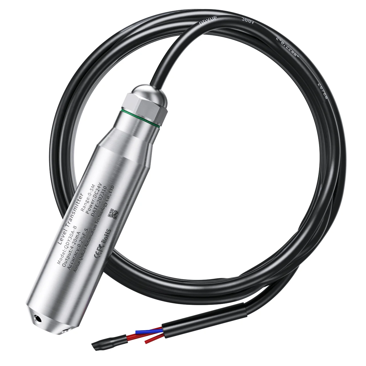 Hydrostatic water Pressure Level Sensor probe 4-20ma 0-3.3v signal output liquid level transmitter-BOLTTE