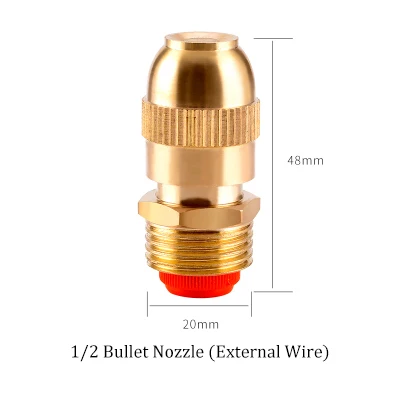 Wholesale Atomizing Sprinkler Head Sprayer High Pressure Copper Nozzle Pack of 10