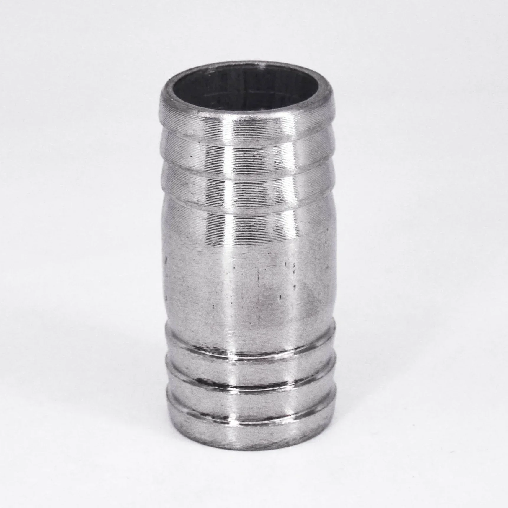 6 8 10 12 13 14 15 16 17 18 19 20 21 22 24 25 -76 mm Hose Barb Equal Straight Nipple Connector 304 Stainless Steel Pipe Fitting-BOLTTE