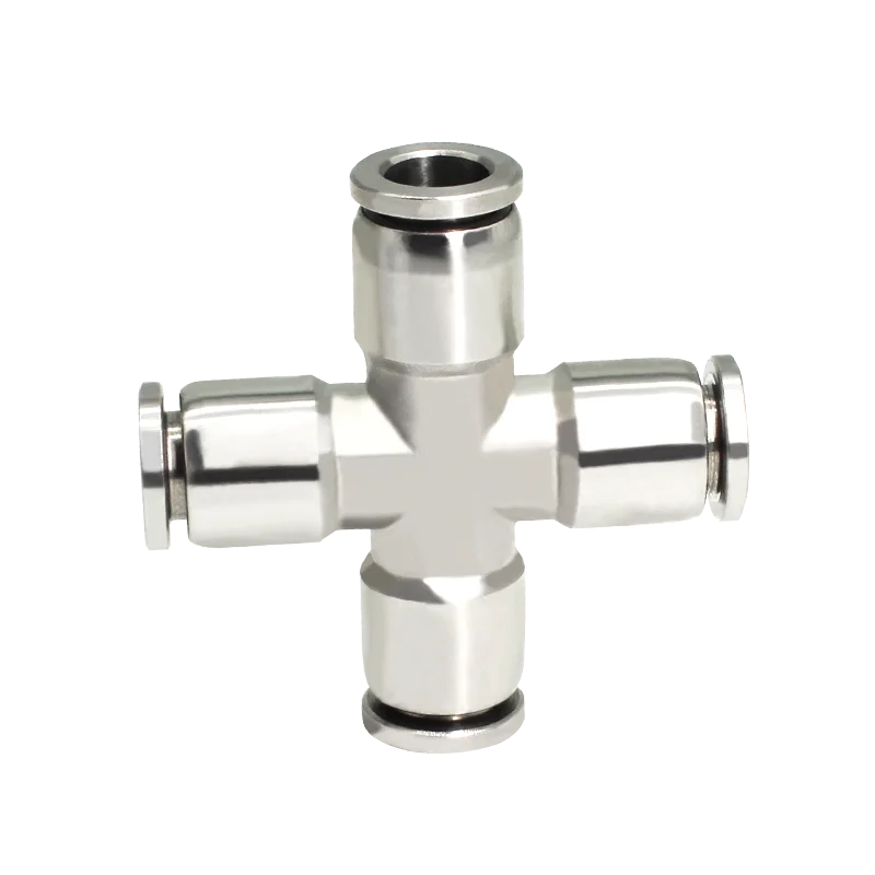4 6 8 10 12 14 16 mm PU PM PV PE PY PZ PK Corss SA Pneumatic 304 Stainless Press Push In Quick Connector Release Air Fitting-BOLTTE