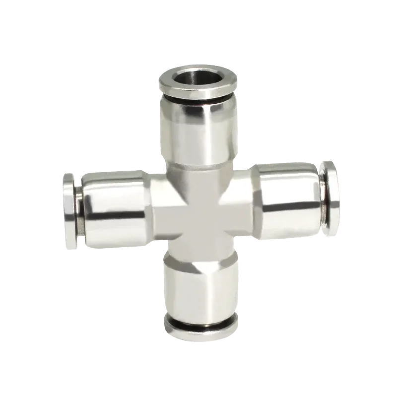 4 6 8 10 12 14 16 mm PU PM PV PE PY PZ PK Corss SA Pneumatic 304 Stainless Press Push In Quick Connector Release Air Fitting-BOLTTE