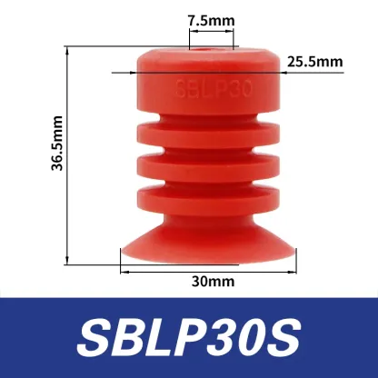 Vacuum suction cup SBLP30 40 50 accordion type film bag opening flexible packaging milk box industrial robot accessories-BOLTTE