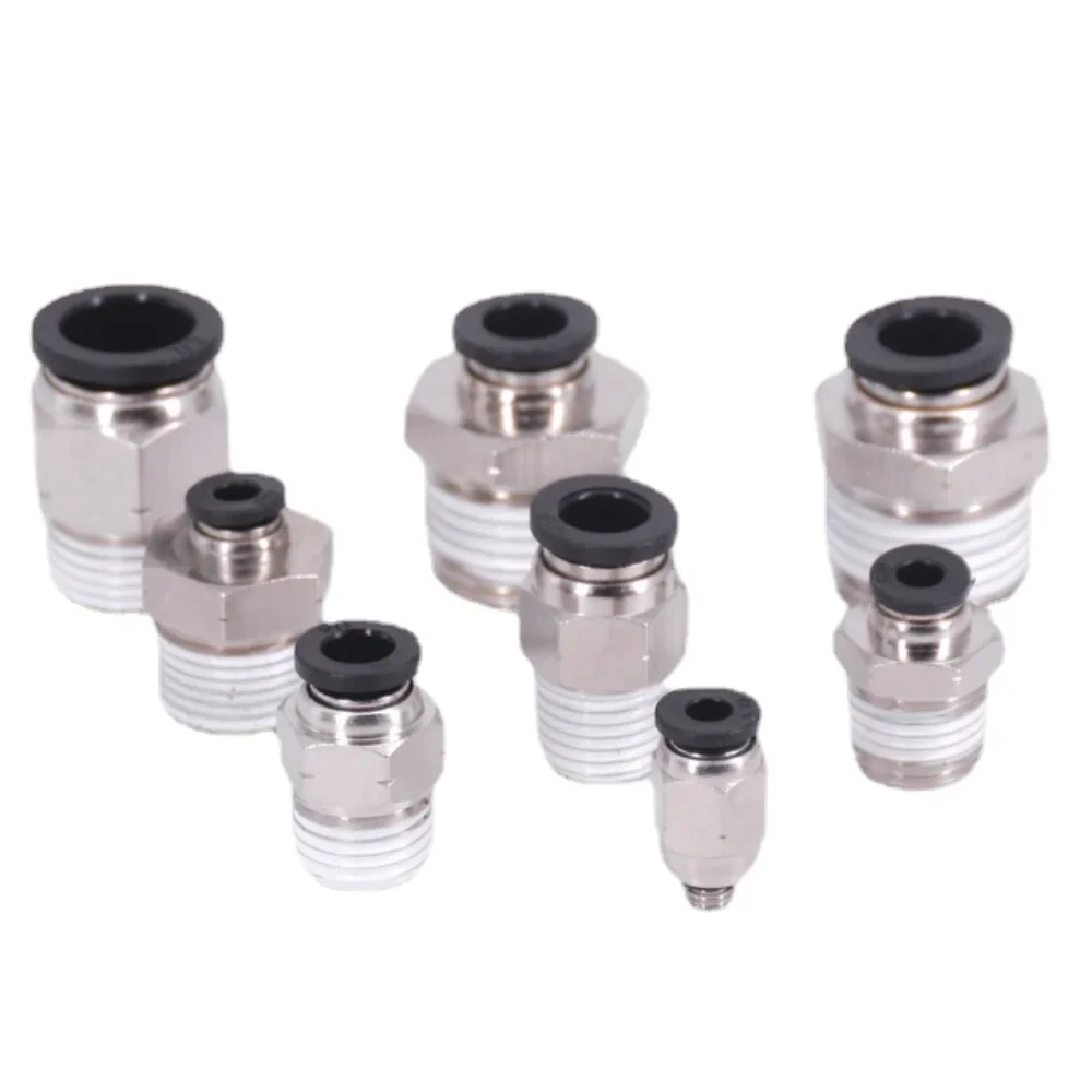 1/8" 1/4" 3/8" 1/2" NPT Male Female 1/8"- 5/8" Inch Tube OD Elbow Pneumatic Push To Connect Air Fitting Quick Release Connector-BOLTTE