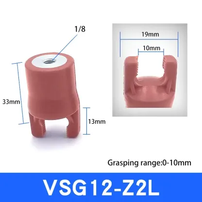 Mechanical Arm Flexible Gripper Silicone Pneumatic Soft Finger Fixture Suction Cup Claw