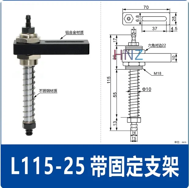 Manipulator Vacuum Suction Cup, Plastic Bracket Industrial Pneumatic Components High Quality L82/L85/L99/L115-BOLTTE