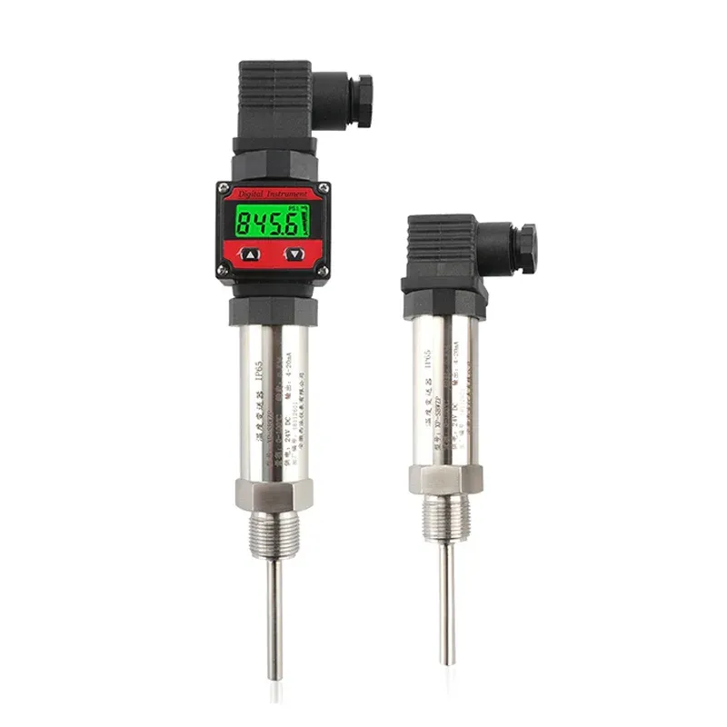 Integrated PT100 to 4-20mA 0-10V Temperature Sensor 10mm 50mm transmitter QDL80A-BOLTTE