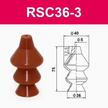 Manipulator suction cup industrial vacuum suction cup sucking egg spherical special vacuum suction cup nozzle silicone pneumatic-BOLTTE