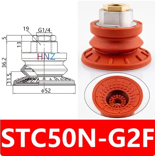 A-STC22/30/40/50/60/80/100/125 Metal sheet metal vacuum suction cup, strong rubber anti-skid