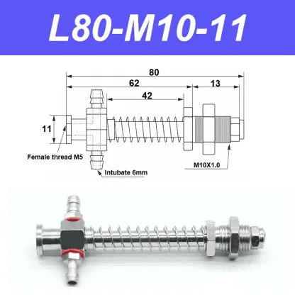 Vacuum suction cup base big head 11mm hardware manipulator fixture accessories pneumatic support tail Side air intake-BOLTTE