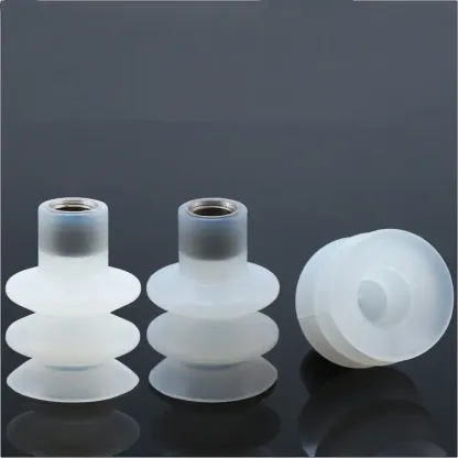 Industrial Vacuum Suction Cup Nozzle Silicone PC-40 with Screw Thread High Temperature Resistance Manipulator Accessory-BOLTTE