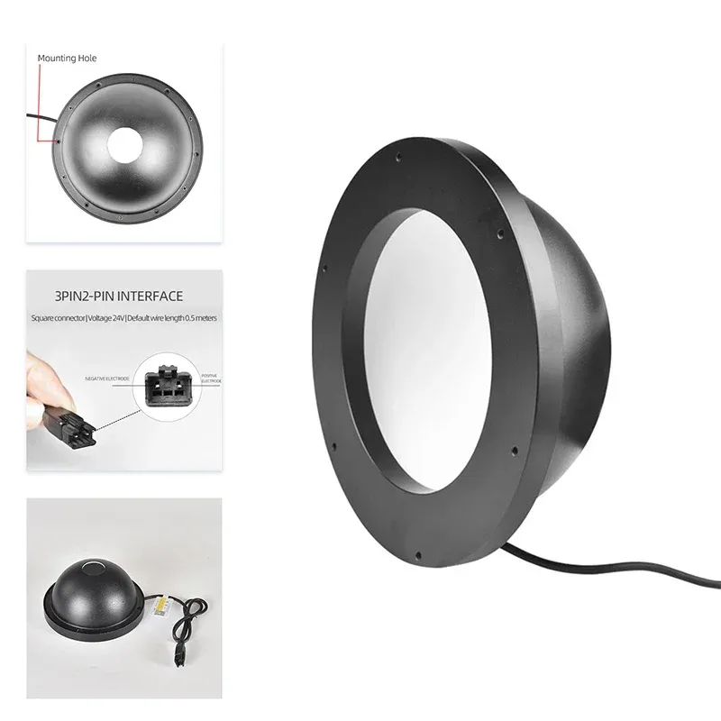 Spherical Integrating Light Source for Machine Vision High Uniform Diffuse Reflection Bowl Dome Light Source-BOLTTE