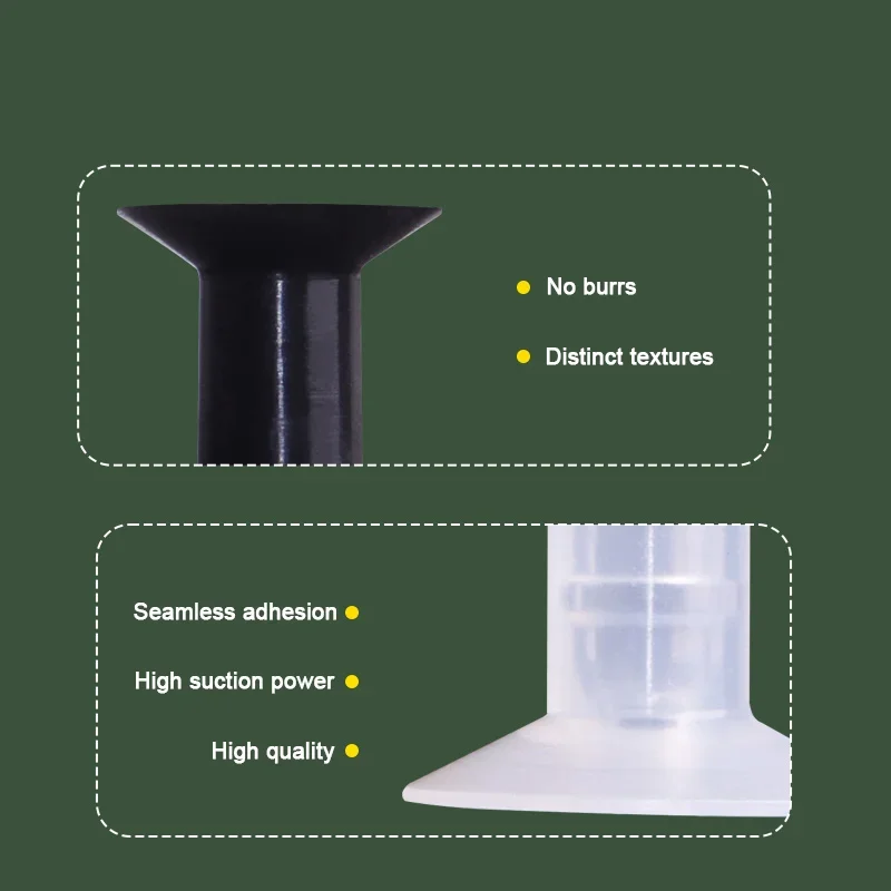 10pcs  ZP Series Vacuum Suction Cup ZP01U Film Type with M5 Connector Pneumatic Manipulator Accessories-BOLTTE
