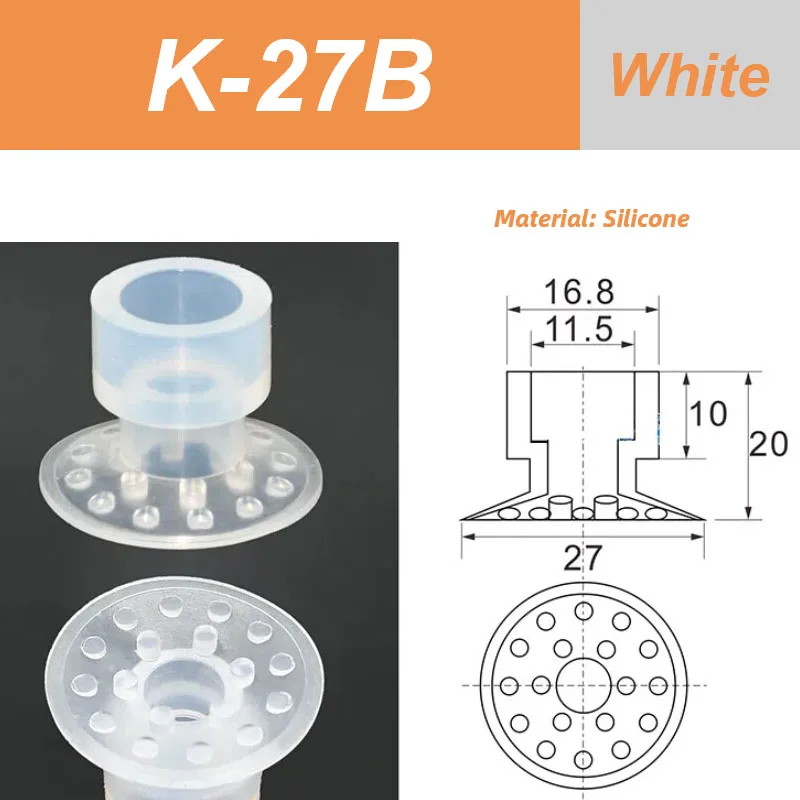 Packaging Machine Bag Opening Vacuum Suction Cup APEX20  K-27 F25 K3-3A 20-2 Robotic Arm Film Plastic Bag Accessories Pneumatic-BOLTTE