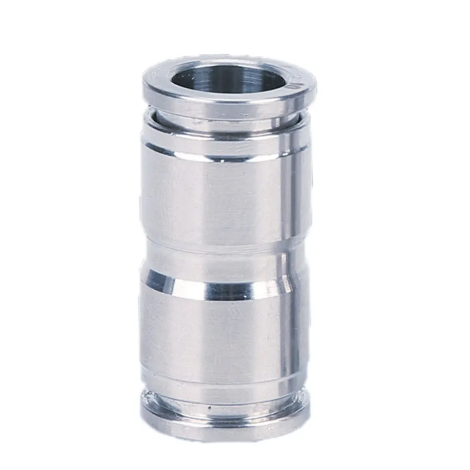 1/8" 1/4" 3/8" 1/2" 3 4 6 8 10 12 14 16mm  Equal Reducer Pneumatic 304 316 Stainless Ste Push In Connector Release Air Fitting-BOLTTE